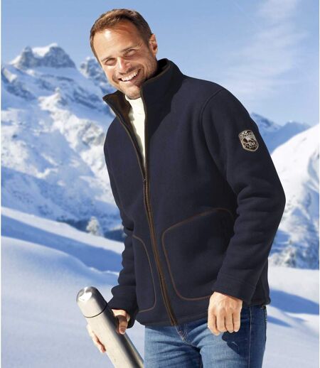 Winter Time sherpa bélésű polár cipzáras pulóver