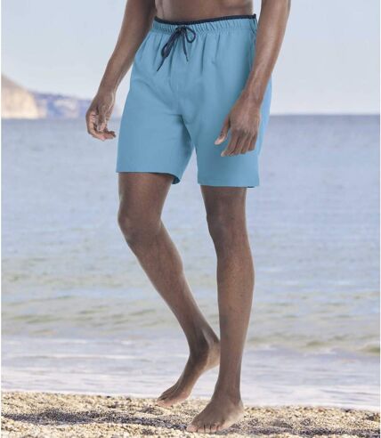 Paquet de 2 shorts de bain homme - bleu et camouflage
