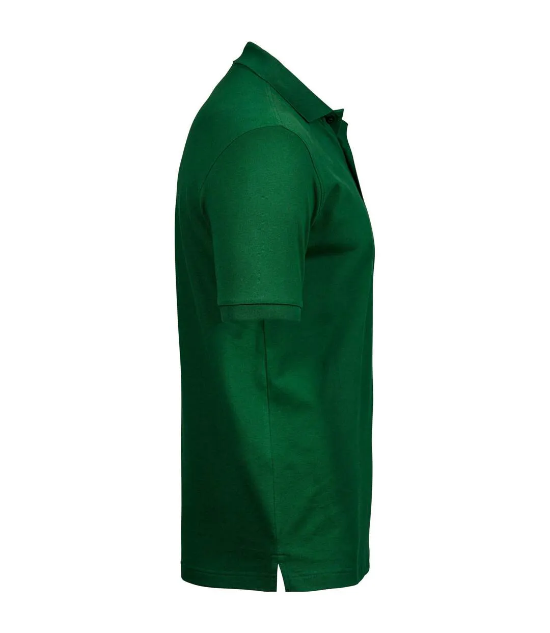 Mens Luxury Stretch Polo Shirt Forest Green Tee Jays-3