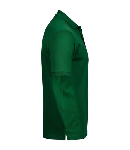 Mens Luxury Stretch Polo Shirt Forest Green Tee Jays