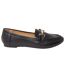 Good For The Sole Womens/Ladies Nelly Loafers (Black) - UTDP4109