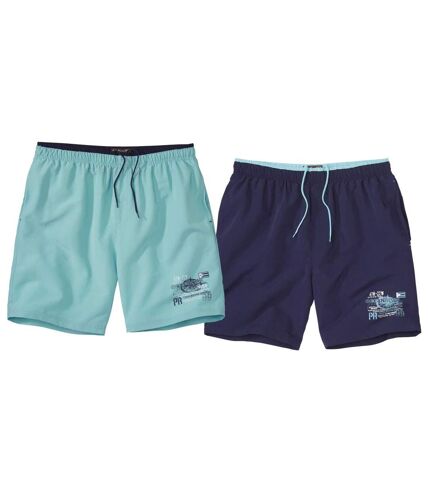 Pack of 2 Men's Ocean Swim Shorts