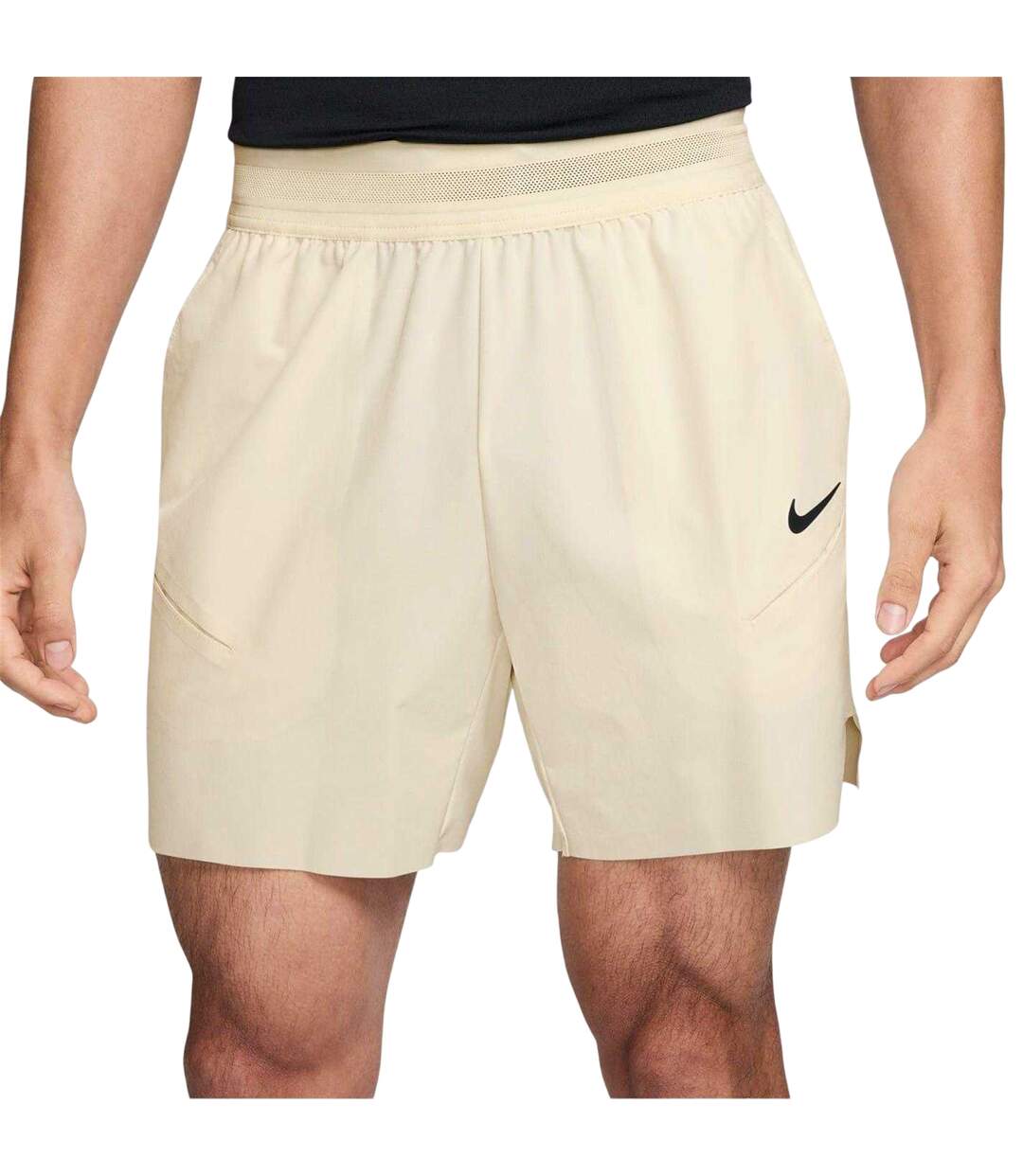 Short Court Homme Ivoire Pastel Noir Nike-1