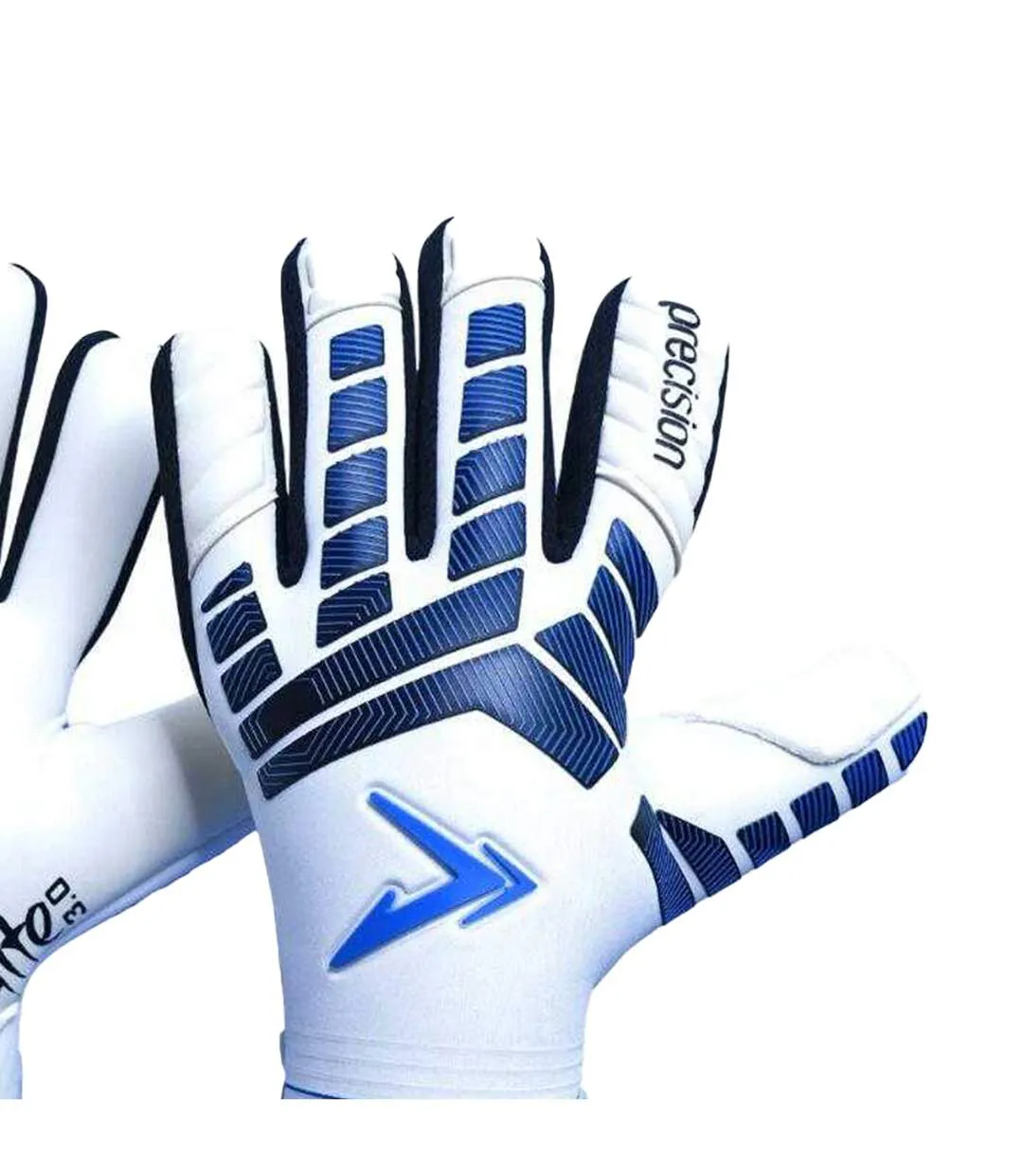 Childrens/kids Elite 3.0 Giga Goalkeeper Gloves White Precision-2