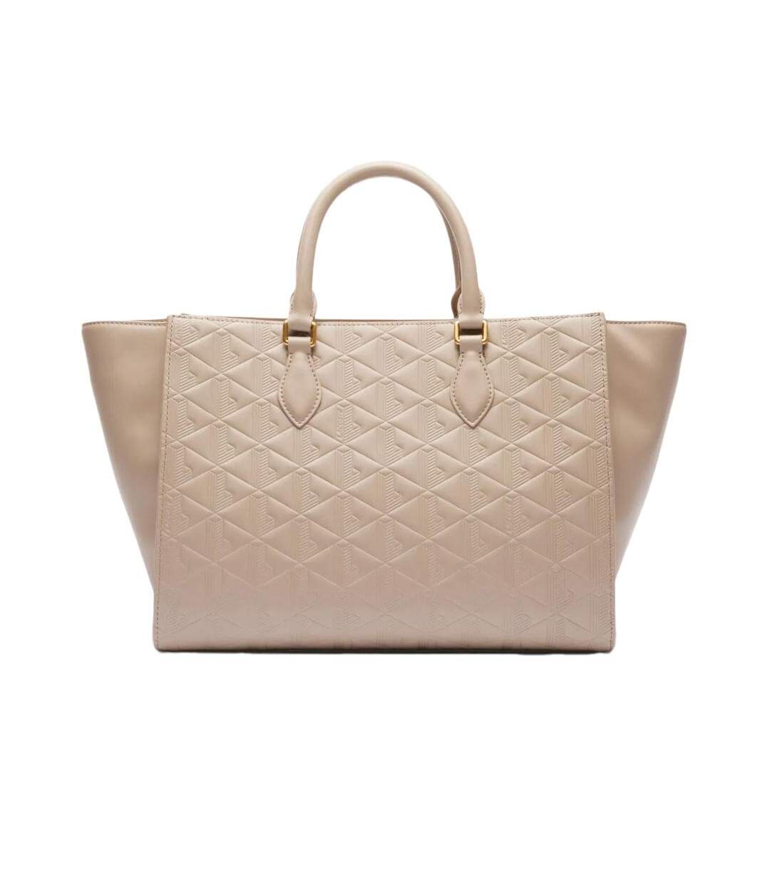 Sac à main beige femme lacoste lage maheki monogram-2