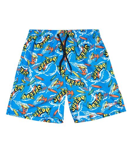 Short De Bain Garçon Bleu Orange Vert Gazon Jaune Vif Speedo
