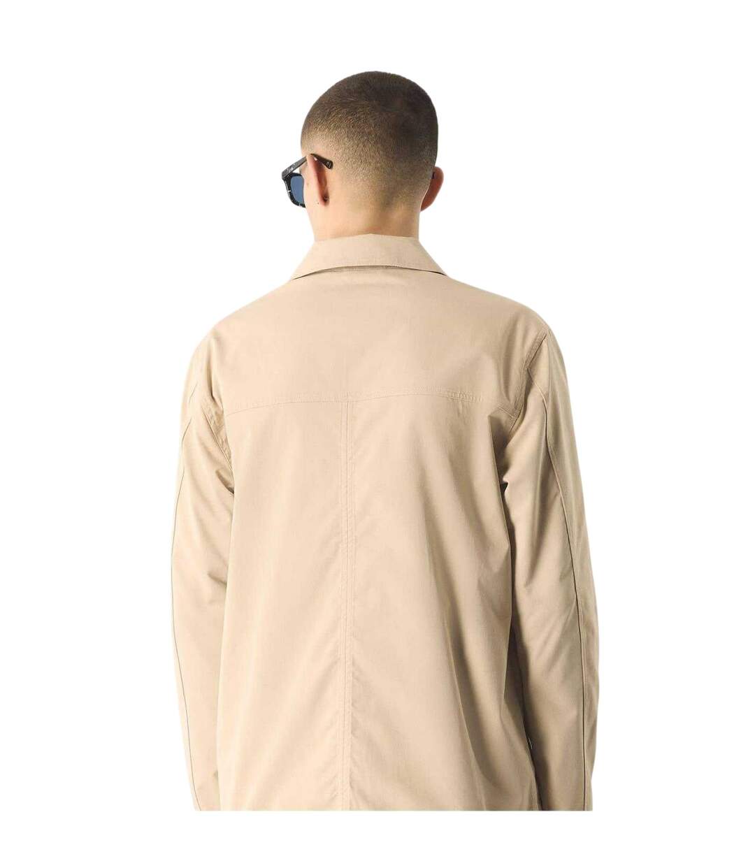 Surchemise Motif/style À Motifs Homme Beige Pretty Green-3