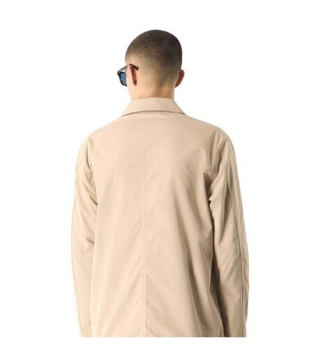 Surchemise Motif/style À Motifs Homme Beige Pretty Green