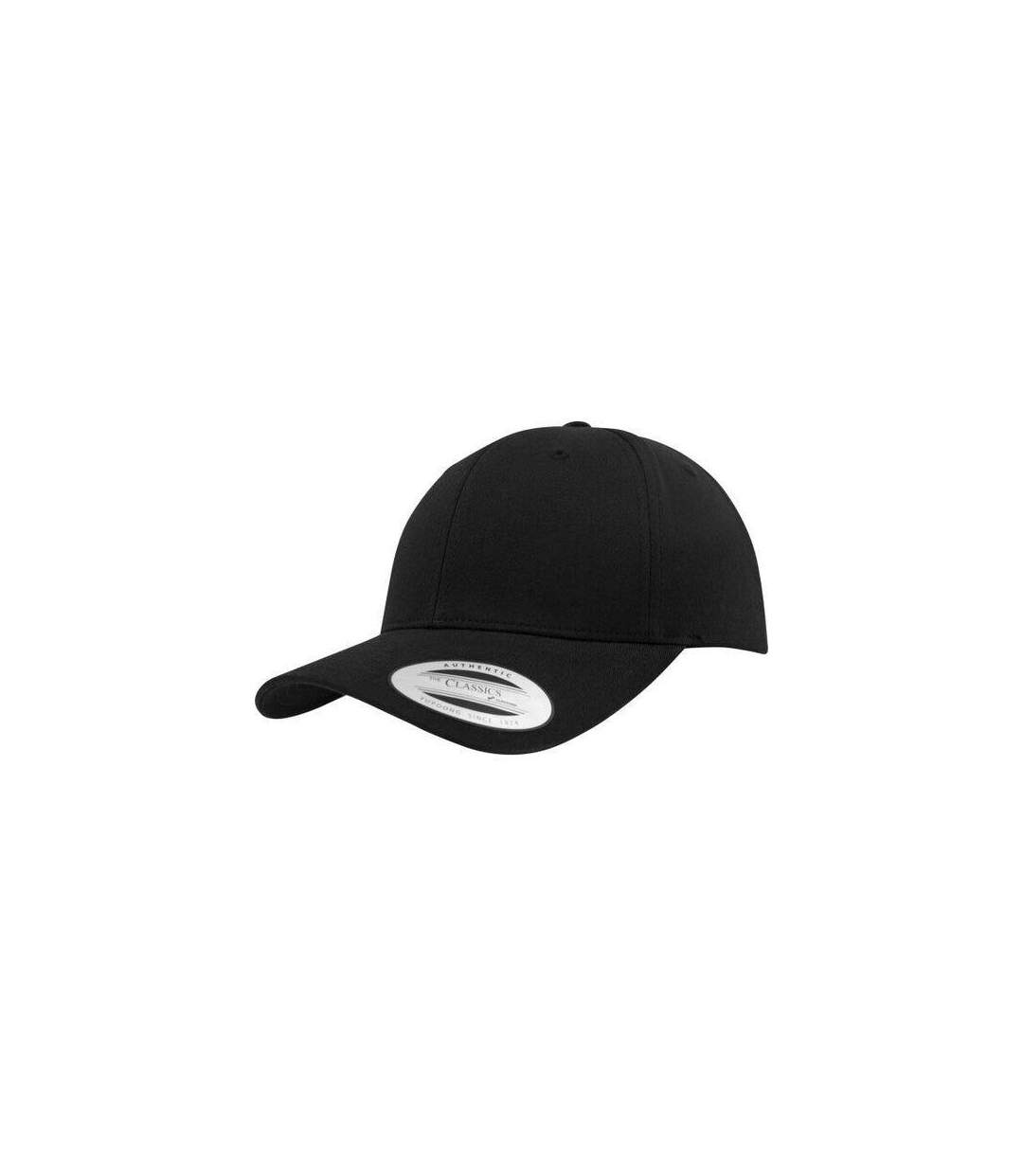 Casquette De Baseball Motif/style Courbé Classic Noir Flexfit-3
