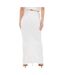 Jupe Longue Motif/style Ruché Femme Blanc I Saw It First-3