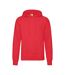 Fruit Of The Loom Mens Hooded Sweatshirt/Hoodie (Red) - UTBC366