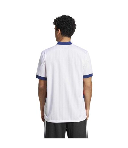 Haut De Rugby Manches Courtes Motif/style France Ffr Homme Blanc Adidas