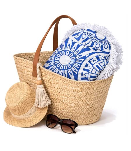 Serviette de plage ronde épaisse AIMEE
