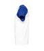 T-shirt manches courtes funky homme blanc/bleu roi SOLS-3