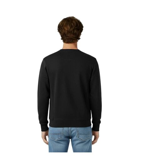 Mens Jacquard Crew Neck Sweatshirt Black Jack Wills