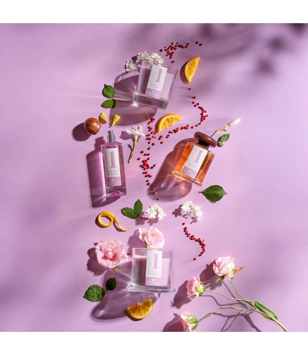 Bougie Parfumée en Verre Numia 180g Secret de Patchouli-3