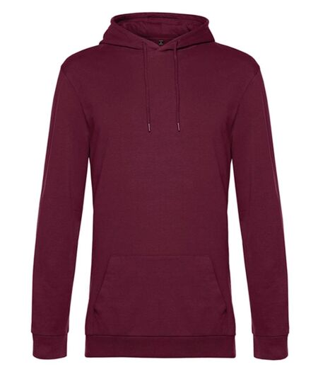 Sweat-shirt à capuche - Unisexe - WU03W - rouge vin