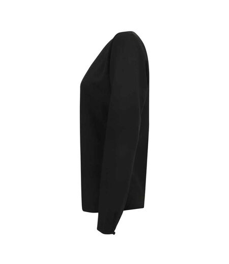 Blouse Manches Longues Femme Noir Henbury