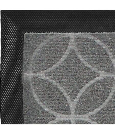 Tapis d'Entrée en Relief Emilio 45x75cm Gris