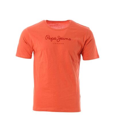 T-shirt orange homme pepe jeans eggo aqw - l