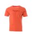 T-shirt orange homme pepe jeans eggo aqw - l-1
