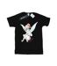 Disney Femme/Les femmes Fée Clochette Christmas Fairy Coton Boyfriend T-Shirt (Noir) - UTBI46450-1
