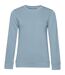 Sweat Organic Inspire Femme Bleu Gris B&C-1