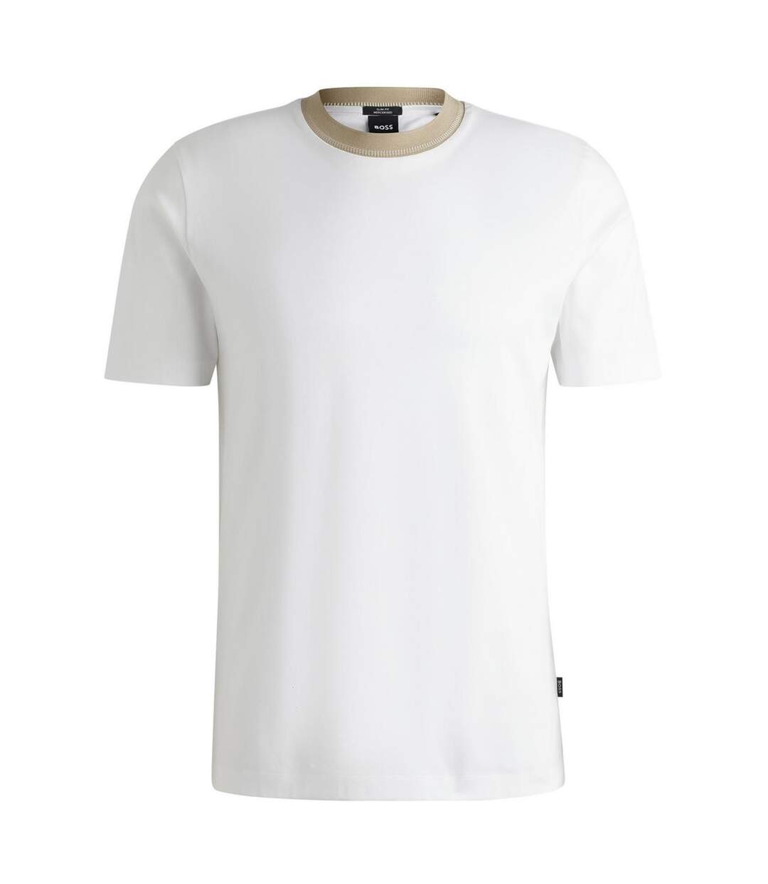 T-shirt Homme Blanc Boss-2