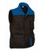 Gilet doudoune de travail sans manches - Homme - REF THUNDER - black bleu roi