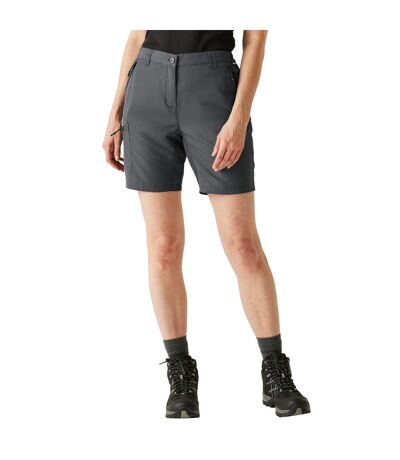 Womens/ladies Chaska Iii Walking Shorts Seal Grey Regatta
