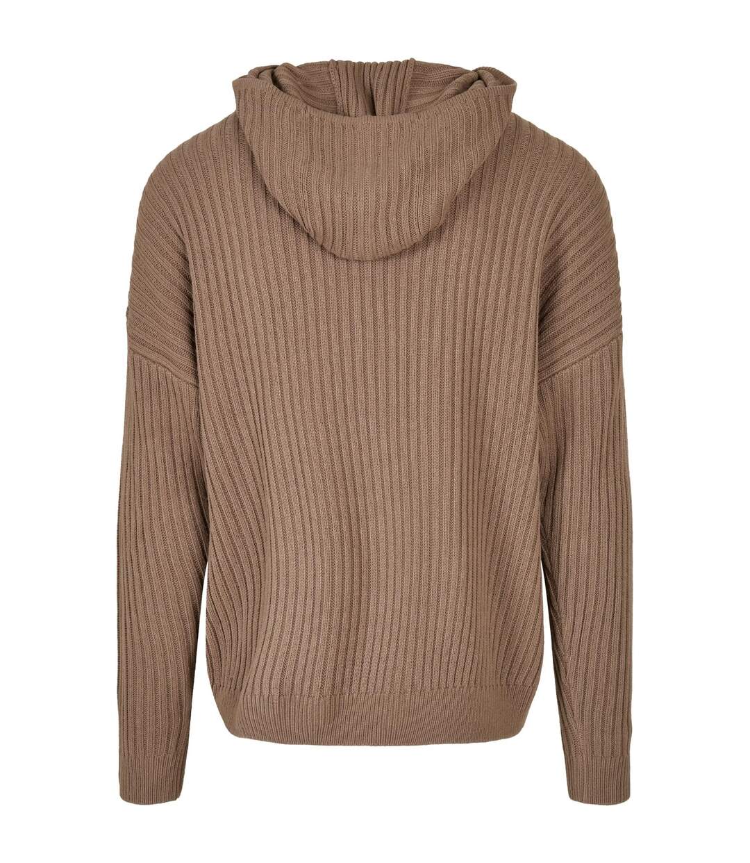Sweat À Capuche Homme Kaki Foncé Urban Classics-2