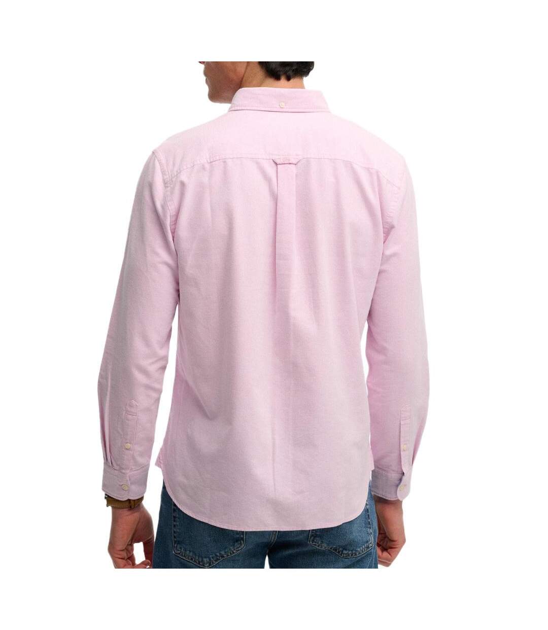 Chemise rose homme superdry preppy-2