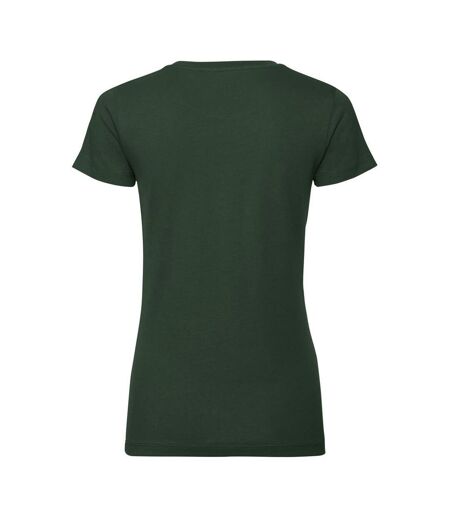 T-shirt bio authentic femme vert foncé Russell