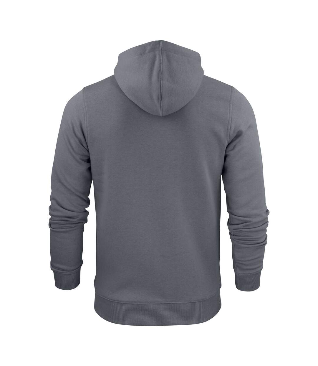 Veste À Capuche Motif/style Uni Homme Gris Acier Printer-2