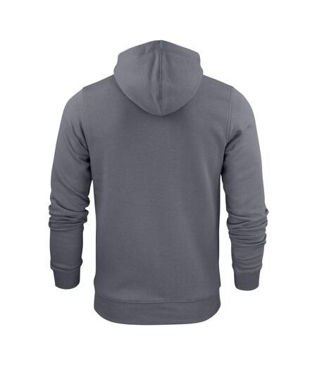 Veste À Capuche Motif/style Uni Homme Gris Acier Printer