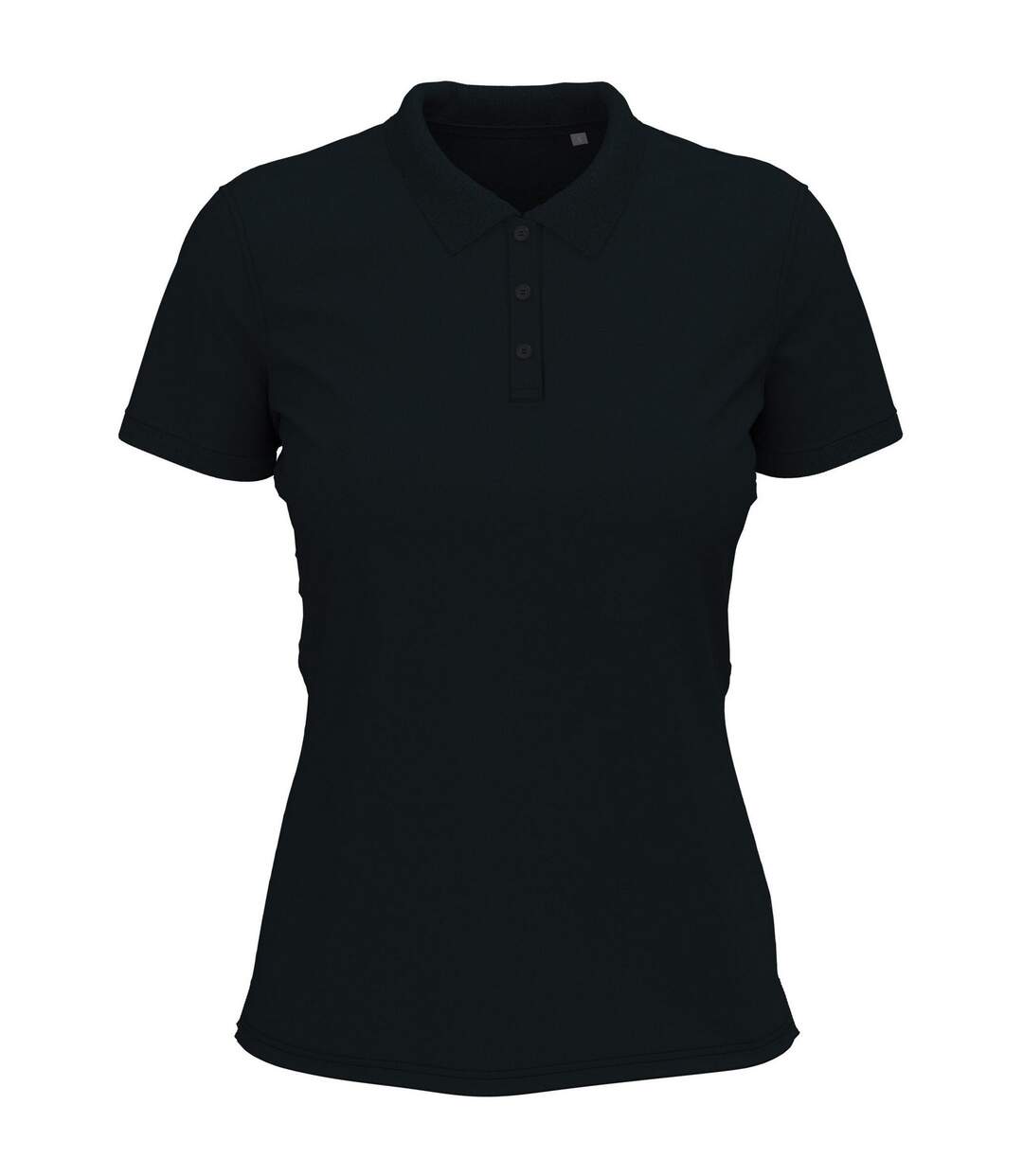 Womens/ladies Stretch Polo Shirt Blue Midnight Stedman-1