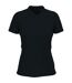 Womens/ladies Stretch Polo Shirt Blue Midnight Stedman-1
