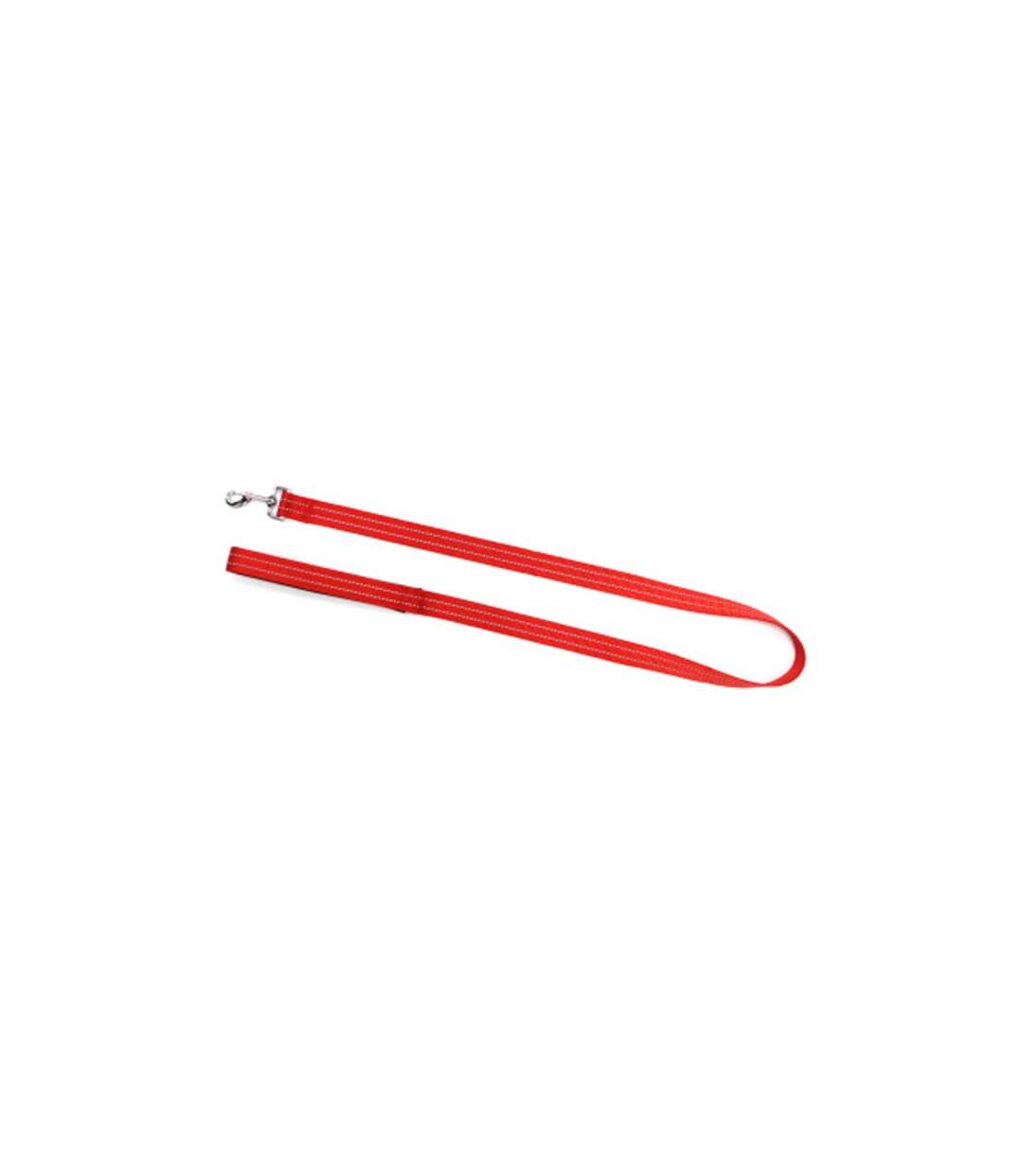 Laisse pour Chien Couture Réfléchissante 120cm Rouge-1