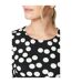Dorothy Perkins Womens/Ladies Buttoned Cuff Long-Sleeved Top (Monochrome)