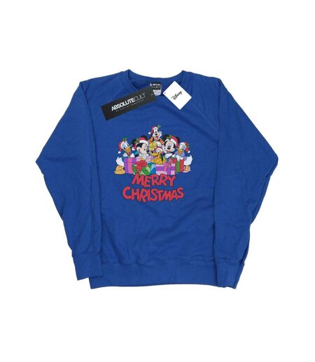Disney Sweat-shirt de Noël Mickey Mouse And Friends - Femmes/Ladies (Bleu royal) - UTBI28042