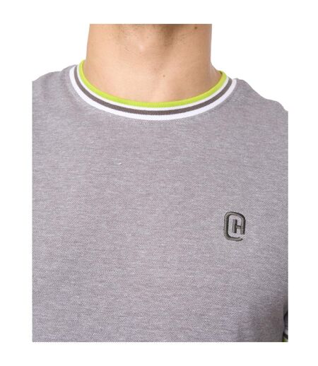 Mens Keraga T-shirt White Crosshatch