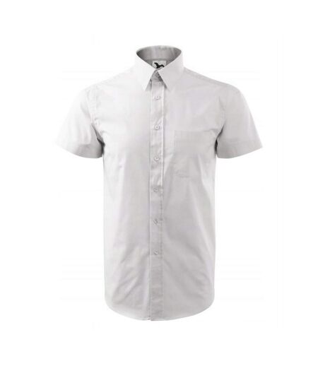 Chemise Motif/style Uni Chic Homme Blanc Malfini