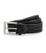 Ceinture tressée en cuir - AQ903 - noir-2