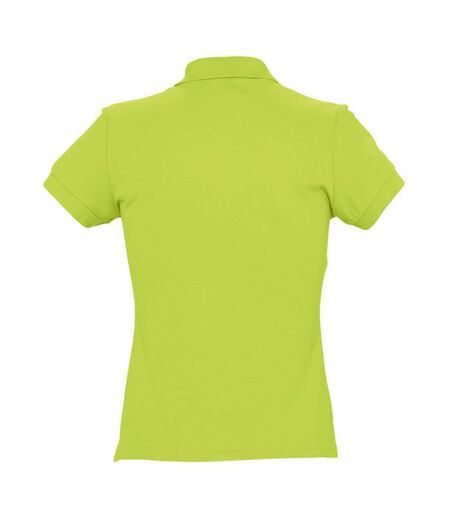 SOLS Womens/Ladies Passion Pique Short Sleeve Polo Shirt (Apple Green) - UTPC317