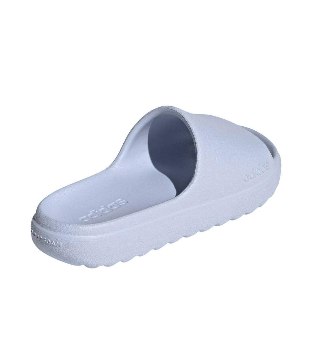 Womens/ladies Adilette Lumia Cloudfoam Slides Sky Blue Adidas-2