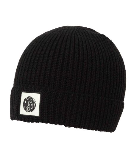 Bonnet Motif/style Côtelé Homme Noir Pretty Green