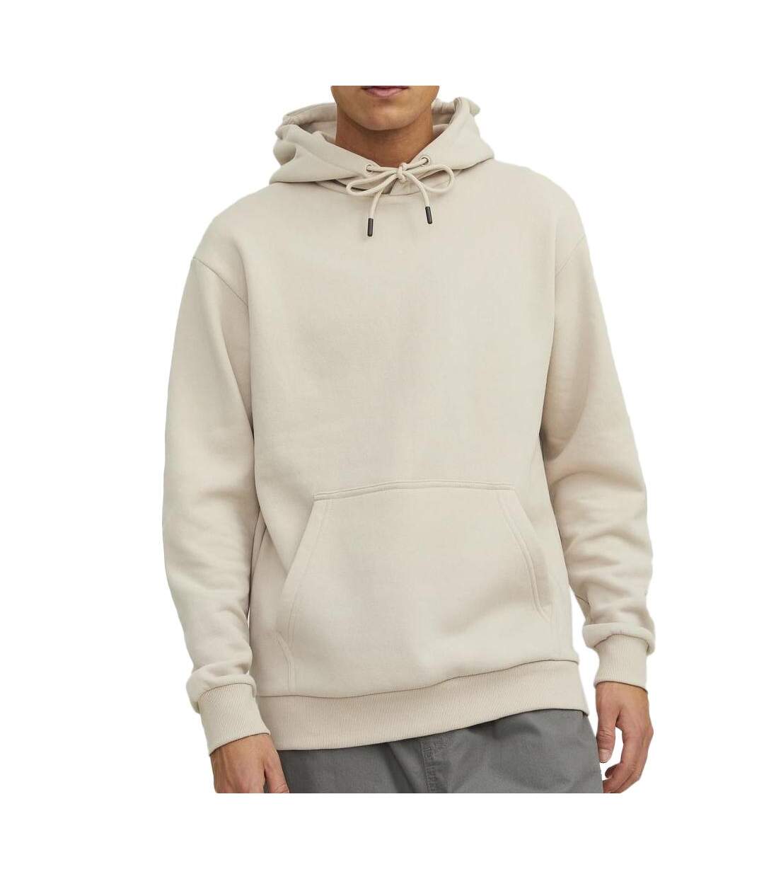 Sweat à Capuche Beige Homme JACK & JONES 12249340 - L