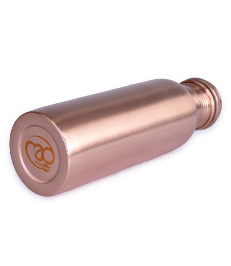 Plain copper 0.8l water bottle one size copper Yoga-Mad