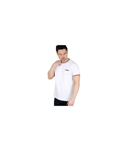 T-shirt Ss25 Homme Blanc Bleu Marine Rouge Lambretta