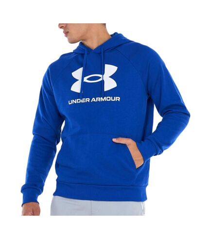 Sweat à capuche Bleu Electrique Homme Under Armour Rival Fleece - L